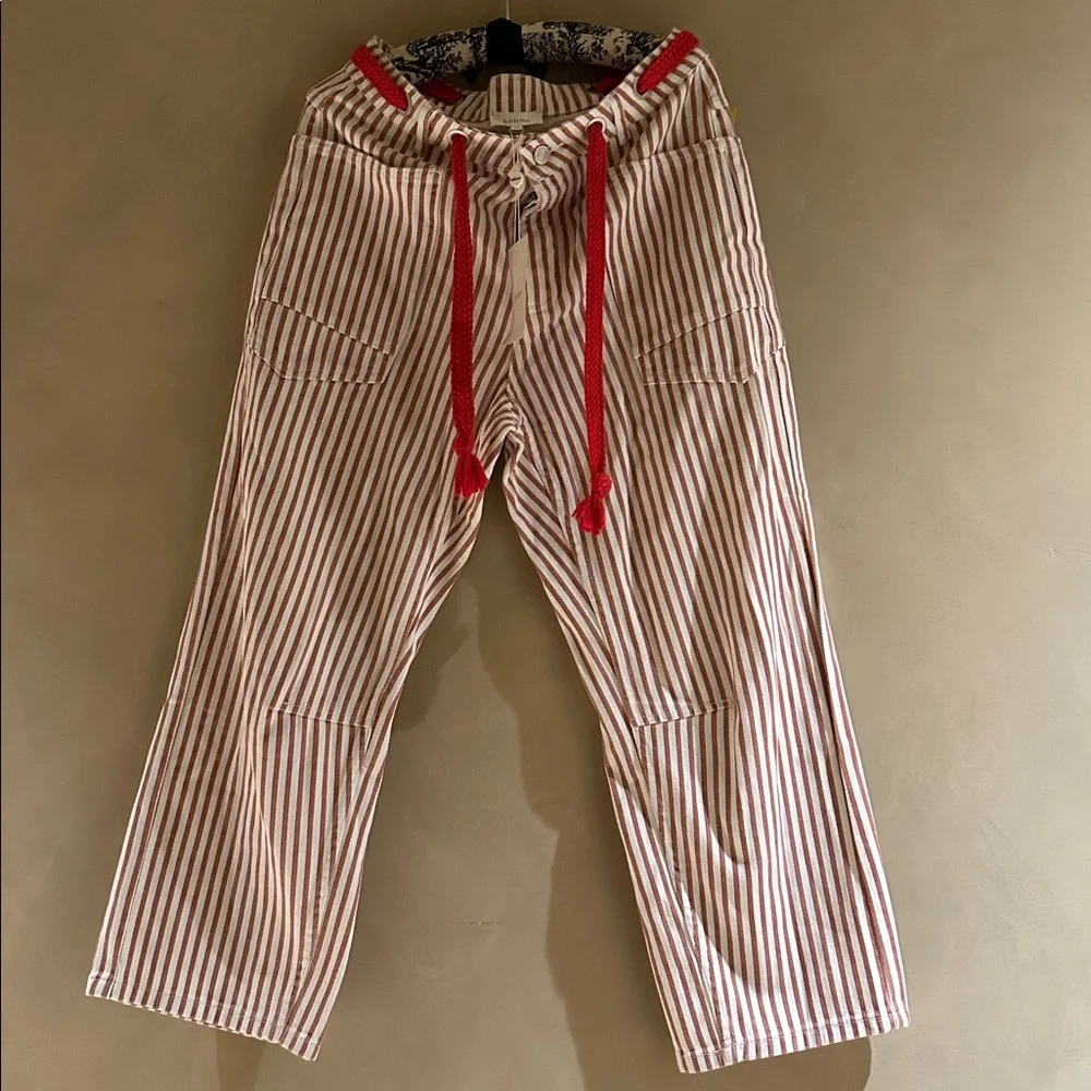 Bohme Jocelyn Moxie Barrel Eyelet Jeans size Med. NWT - Picture 3 of 7